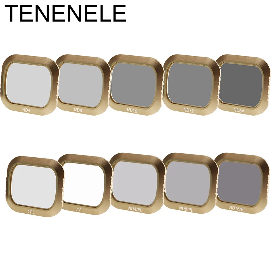 TENENELE фильтр для камеры DJI Mavic 2 Pro ND 4 8 16 32 64 UV CPL многослойная пленка с покрытием Mavic2