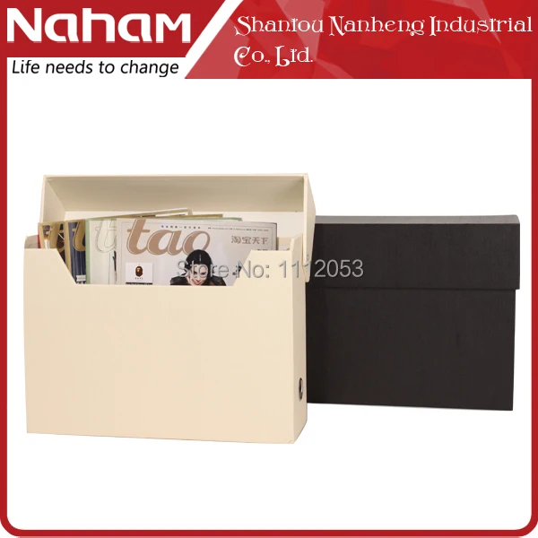 NAHAM Office desktop A4 File Storage box magazine Organizer Box | Канцтовары для офиса и дома