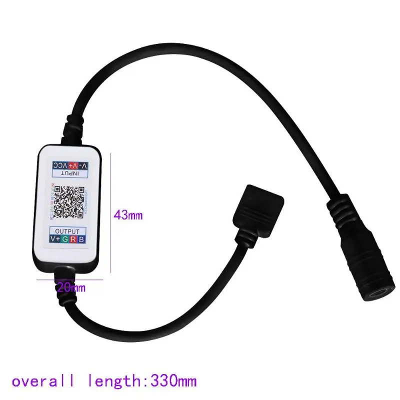 5 V-24 V 6A Мини Смарт Bluetooth с сигналами "красный-зеленый-синий Управление; 4,0 Технология Беспроводной дистанционного Управление мигающие огни лампы для вечерние KTV