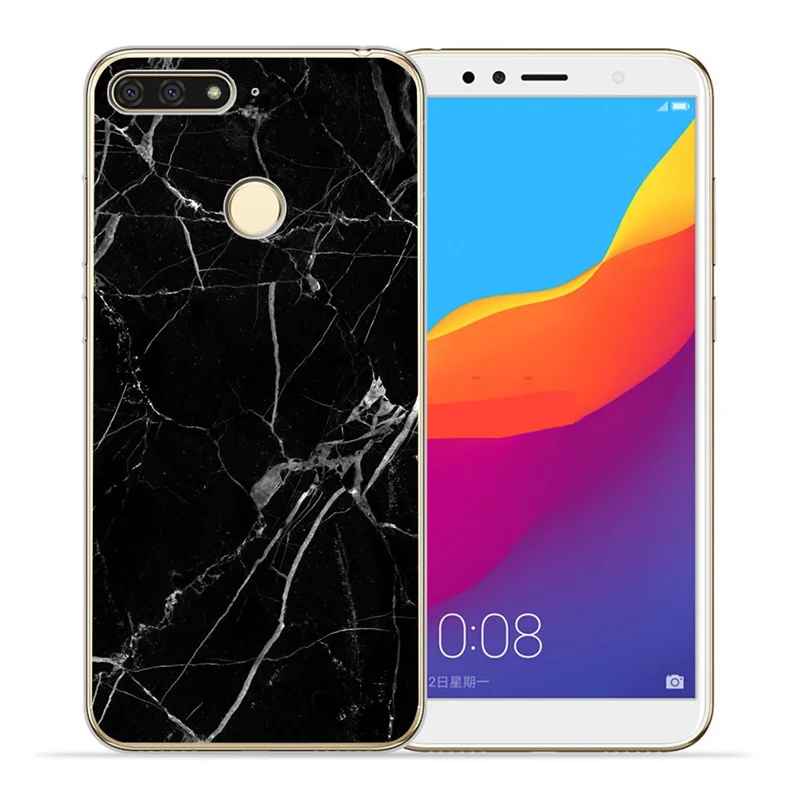 Роскошный чехол с мраморными буквами для huawei II Y5 Y6 Prime Nova 2 3 3I 4 Plus чехол для телефона Coque Etui funda capinha shell capa - Цвет: 0270