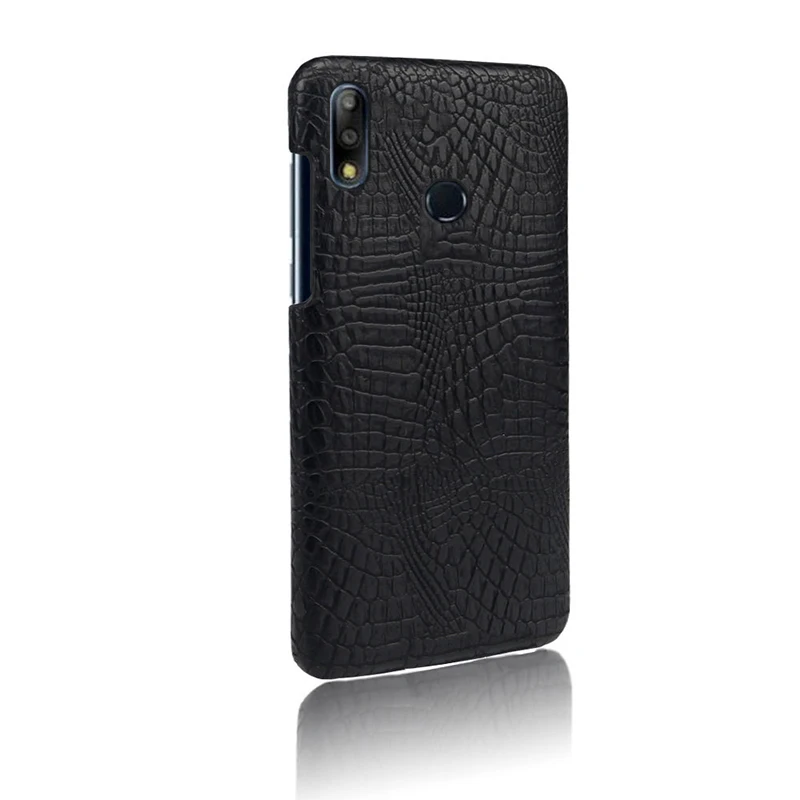 Ультратонкий защитный чехол из мягкой искусственной кожи для Asus Zenfone Max Shot ZB631KL