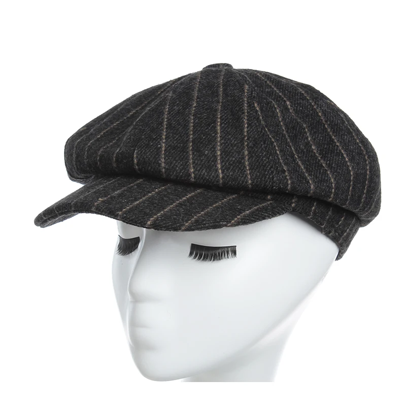 

High quality Newsboy Caps for men and women Autumn Winter Fashion Unisex Octagonal Hats Hats for women Winter outdoor Flat cap