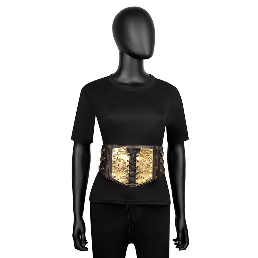 Ремень женский в стиле стимпанк с эластичной резинкой | Аксессуары для одежды