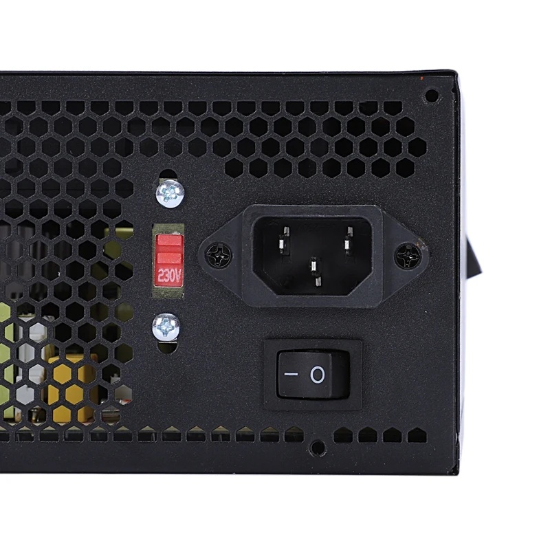 170 260 В макс 600 Вт источник питания Psu Pfc красный 12 см тихий вентилятор 24Pin 12В ПК