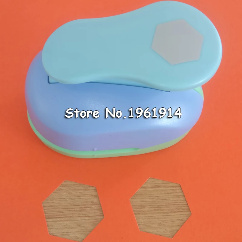 33mm hexagon punch diy craft hole puncher for scrapbooking punches eva maker Kids scrapbook paper cutter Embossing sharper | Дом и сад