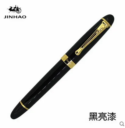 JINHAO X450 металлические чернила с перьевой ручкой пенал для карандашей Роскошные школьные канцелярские принадлежности Роскошный письменный милые ручки подарок - Цвет: Q