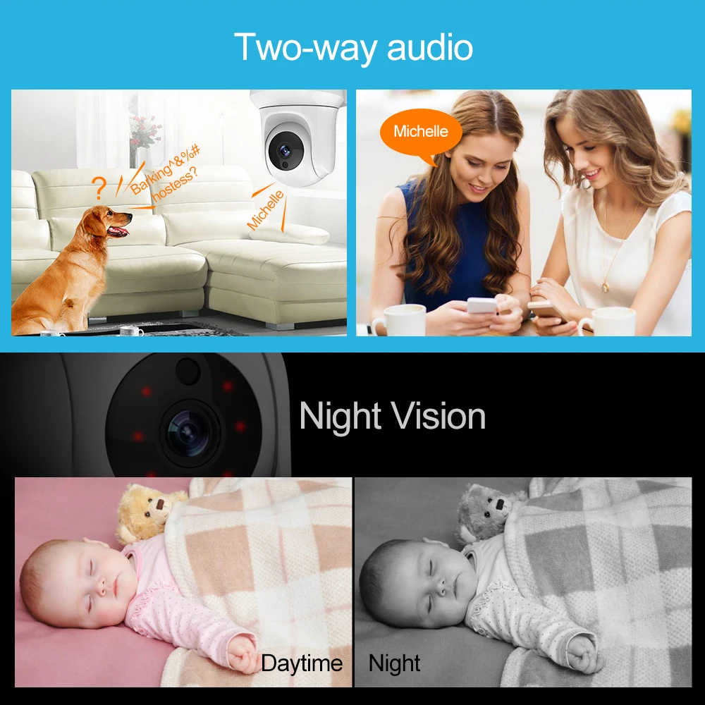 VStarcam ip камера HD 960 P C29A WI FI Семья Крытый безопасности радионяня камеры видео