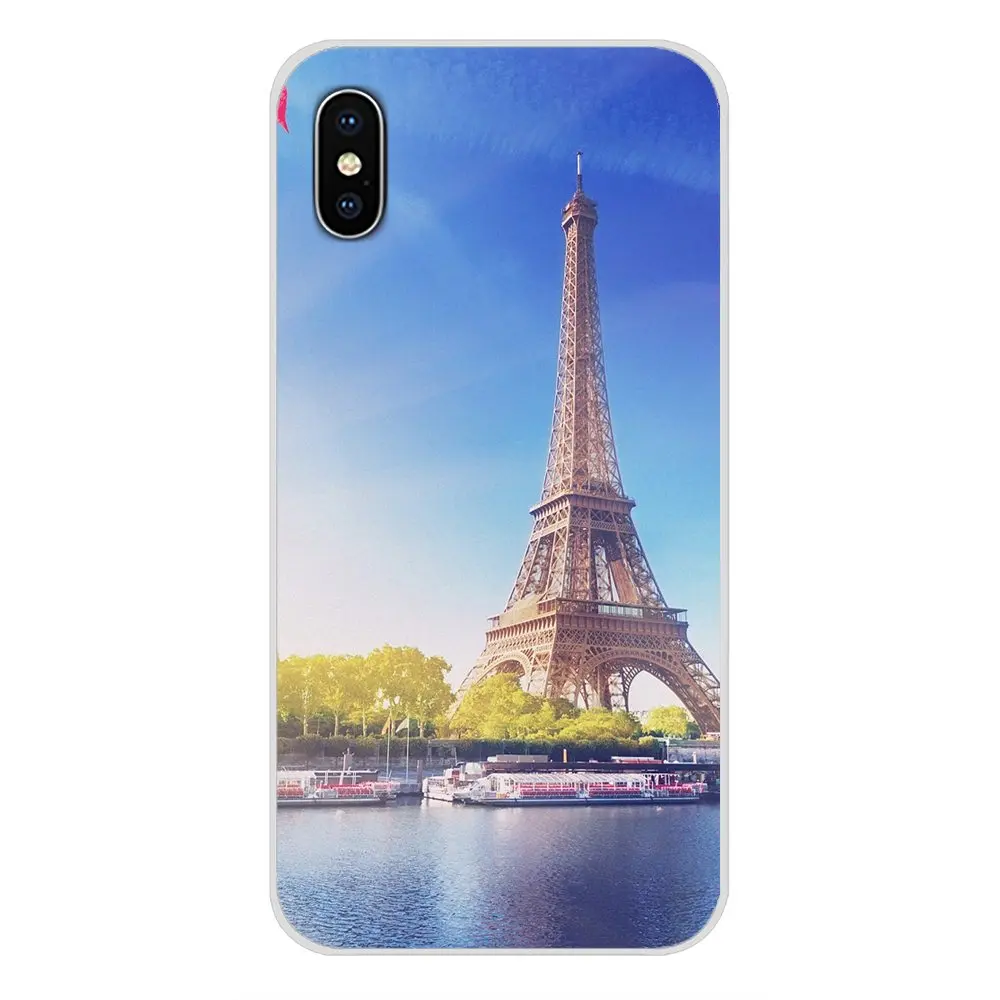 Мягкие прозрачные чехлы для Huawei G7 G8 P7 P8 P9 P10 P20 P30 Lite Mini Pro P Smart Plus 2017 2018 2019 Париж