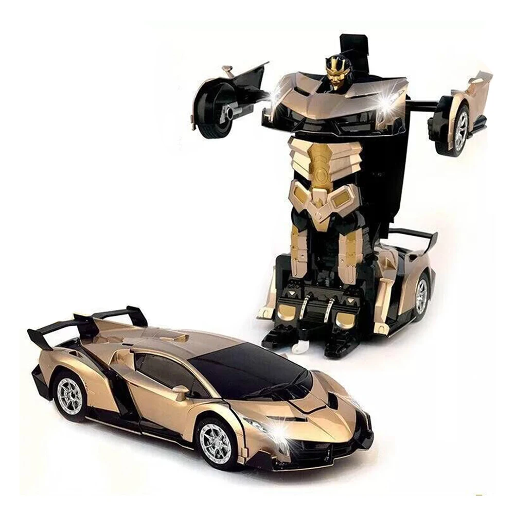 Rc трансформация 2 в 1 RC автомобиль спортивные автомобили Трансформация Робот жесты зондирования дистанционного управления модели автомобилей RC Боевая игрушка подарок