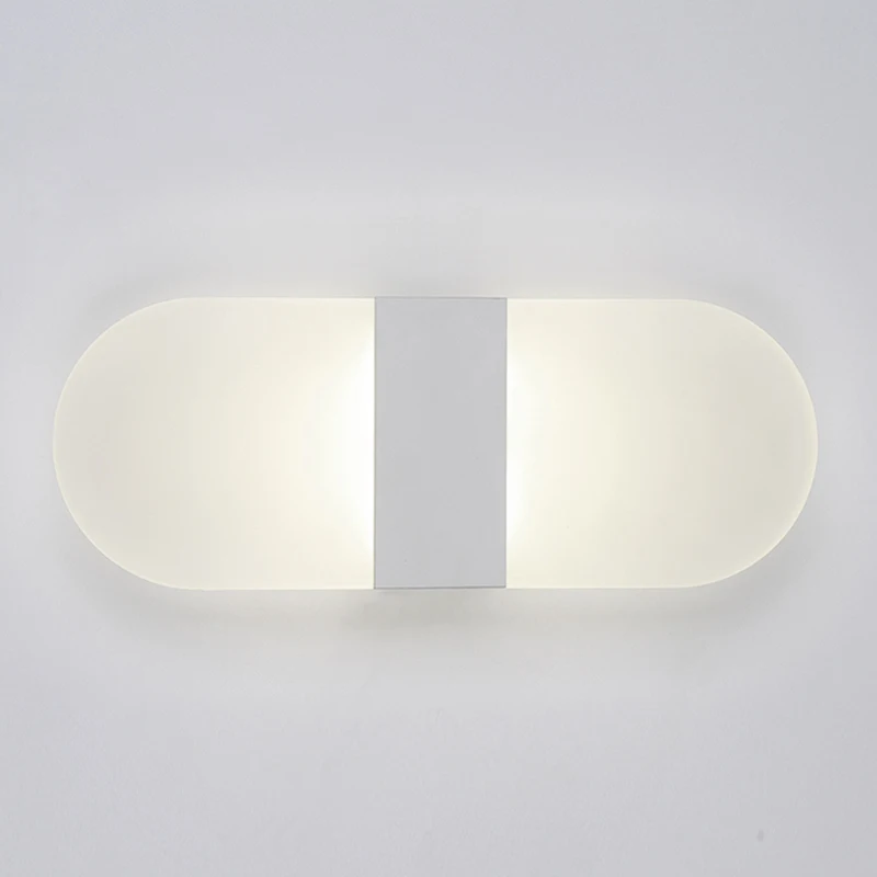 3 Вт 6 12 18 круглая угловая акриловая светодиодный настенный светильник Luminaria AC85 265V