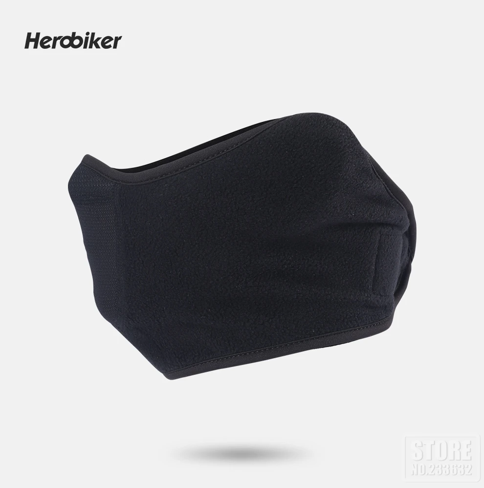 HEROBIKER мотоциклетная маска ветрозащитная мотоциклетная велосипедная маска мотоциклетная теплая маска для лица черная Балаклава