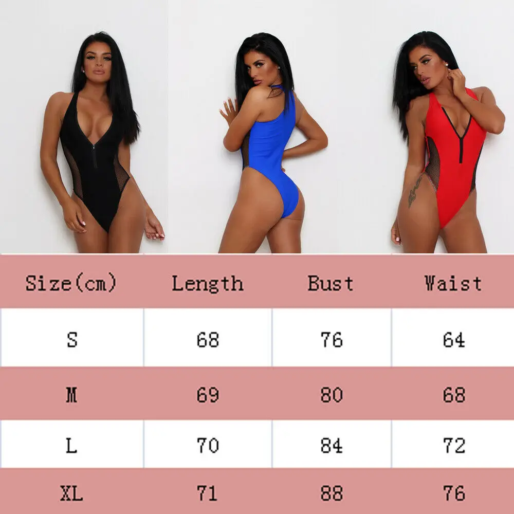 Купальник монокини модные сексуальные женские купальники с пуш апом на молнии