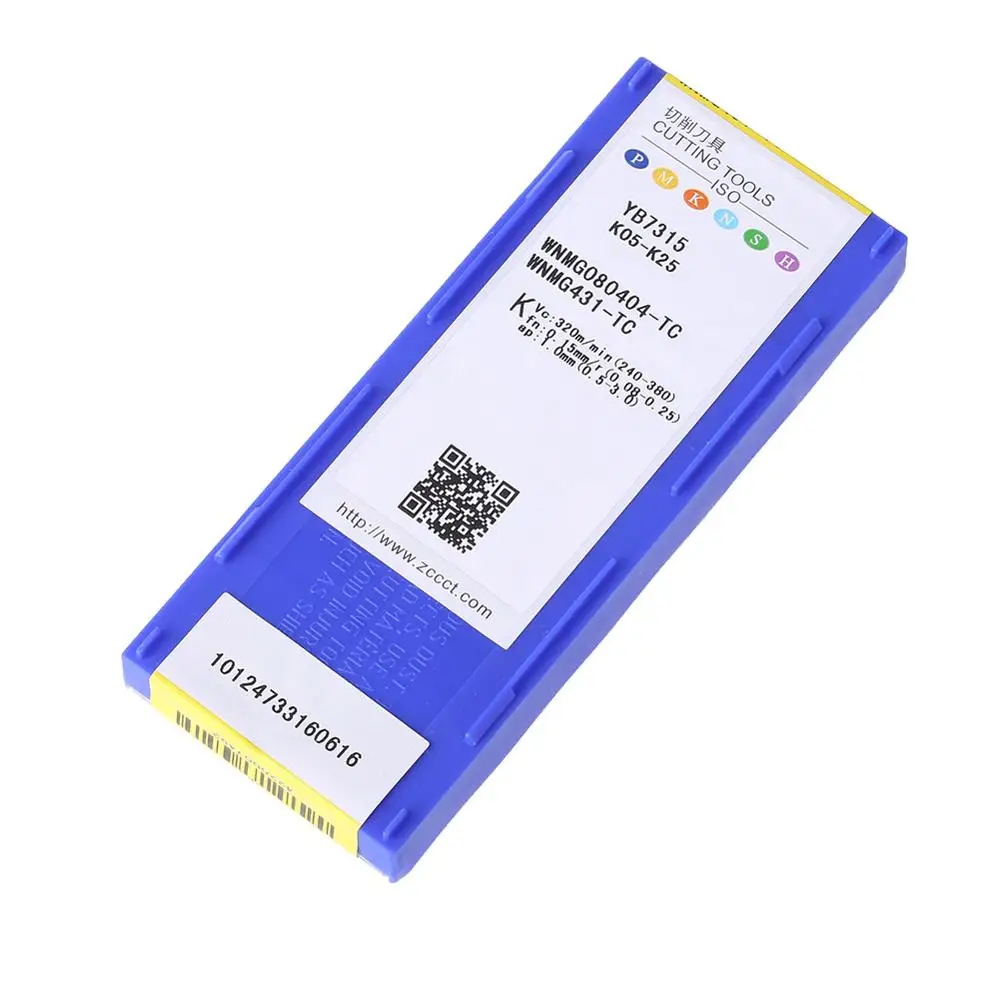 

WNMG080404-TC YB7315 for K type material tungsten carbide turning insert CNC tool WNMG080404 WNMG 080404 WNMG431