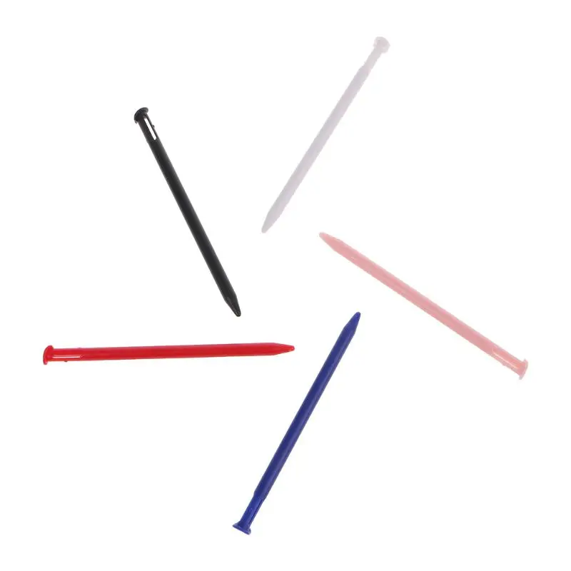 5Pcs/Set Stylus Pen Touch Screen Pencil Nib Replacement Handheld Game Accessories Plastic For Nintendo 3DS |