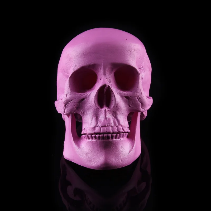 Смола Craft фиолетовый череп головы Halloween Party украшения праздничных вечеринок