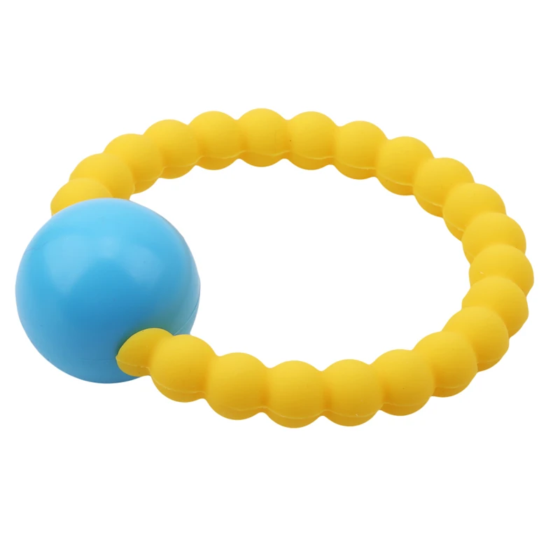 Новинка 100% пищевой силикон круглая форма Детские Жевательные Зубы детские зубы