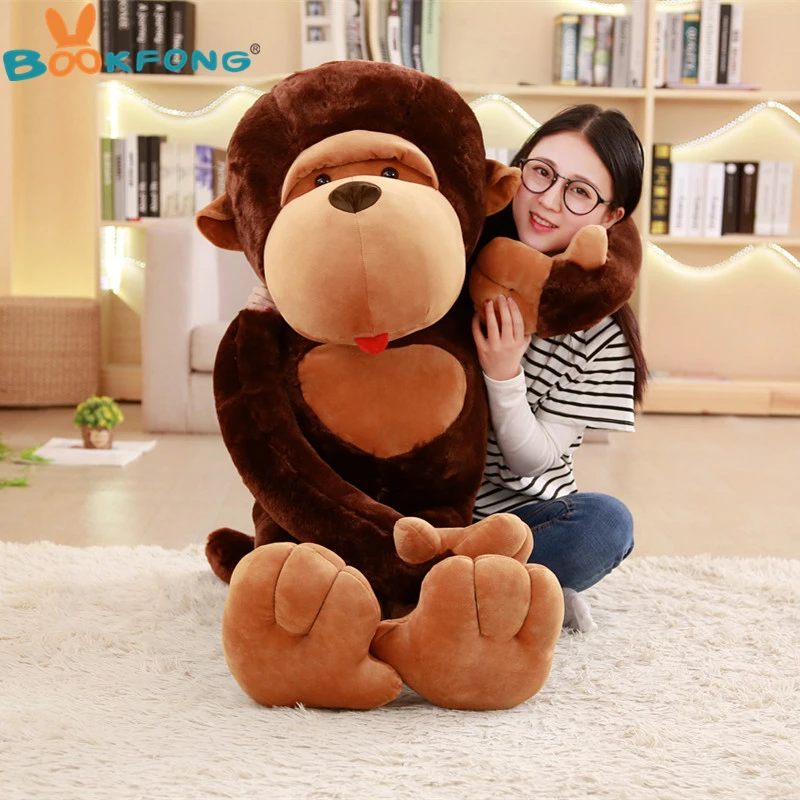 1 шт. гигантская обезьянка Гиббон орангутан Мягкая кукла плюшевые игрушки