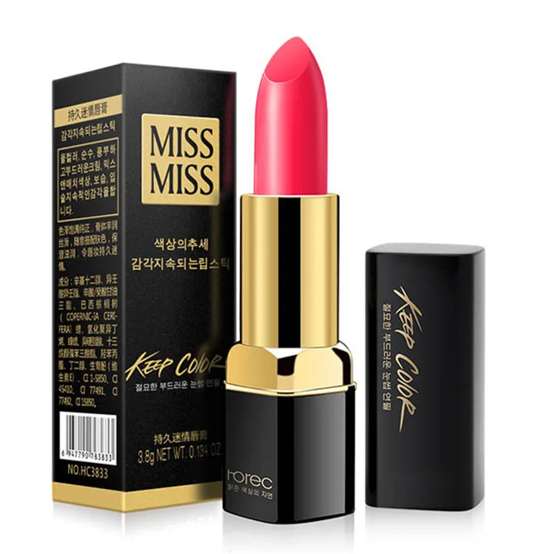 10 цветов Губная помада увлажняющая водостойкая долговечная легко носить