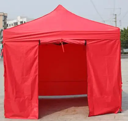 2x3 Стальной коммерческий складной шатёр, навес, рекламный складной солнцезащитный козырек, навес с четырьмя углами, свернутый транспарет, палатка с молнией - Цвет: 2x3