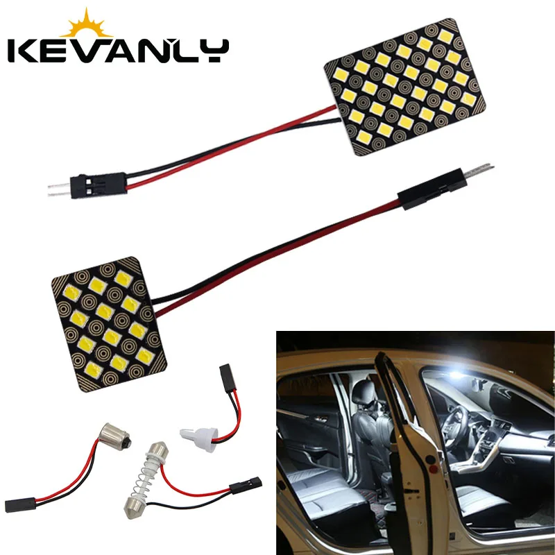 1 шт. CANBUS C5W светодиодный T10 BA9S разъем 12/24SMD 2835 Светодиодный светильник Festoon