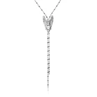 Женское ожерелье с подвеской, серебряное ожерелье из цинкового сплава с крыльями ангела орла, подарок на день рождения, 2019