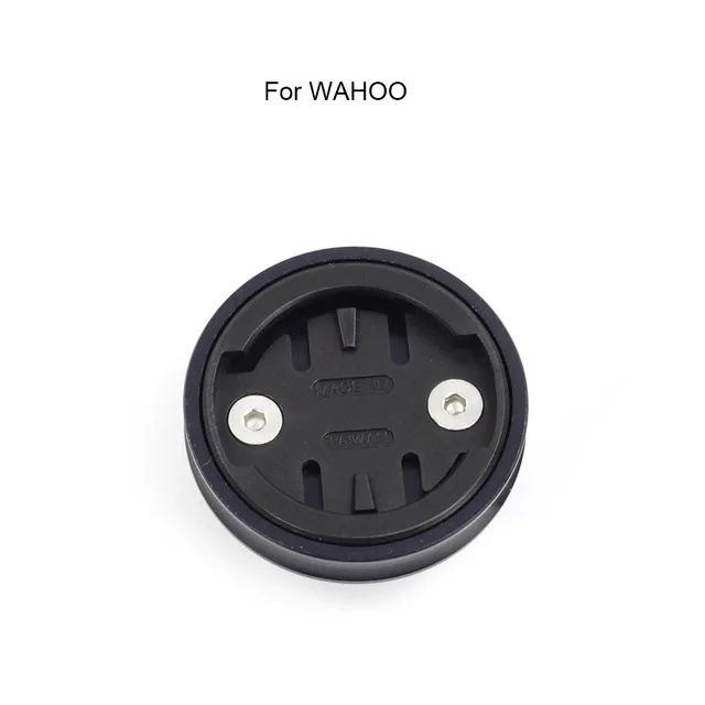 For Wahoo Black Велосипед с фиксированной стволовых Верхняя Кепки гарнитура Кепки Компьютер Крепление для GARMIN Edge Wahoo Elemnt мини болт я gps порта компьютера gps держатель - Цвет: For Wahoo Black