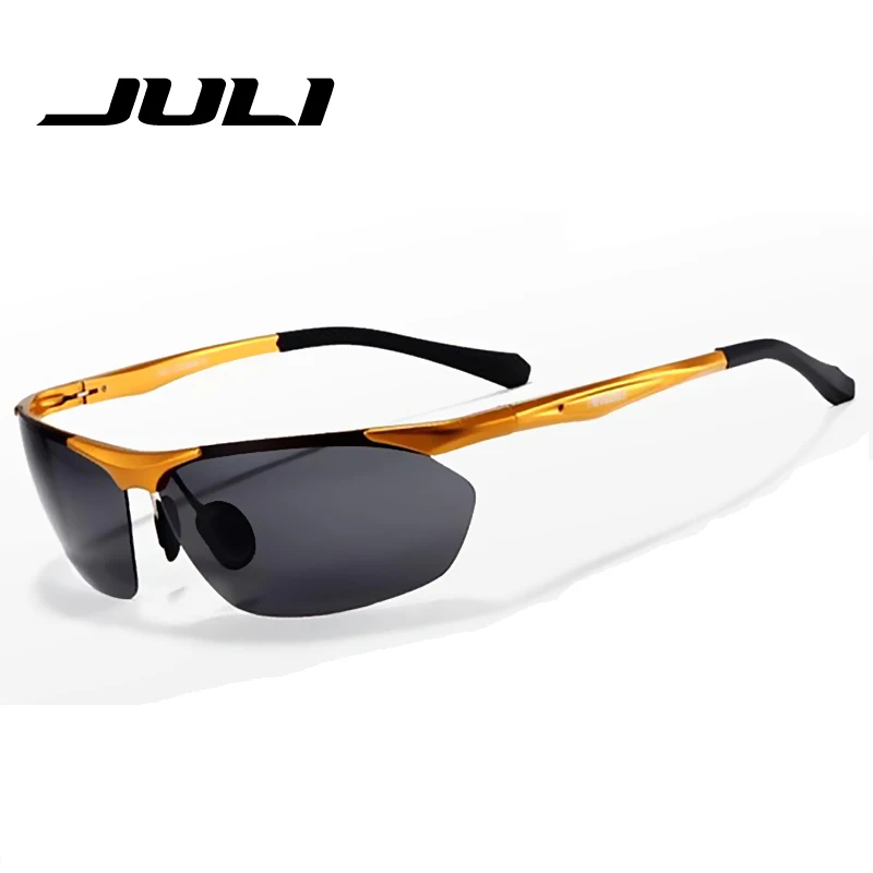 Мужские зеркальные солнцезащитные очки поляризационные из сплава 8543C |