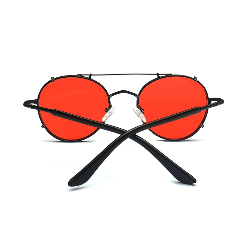 JackJad Fashion SteamPunk Style Clip On Round Gradient Sunglasses Vintage Lens Removable Brand Design Sun Glasses Oculos De Sol