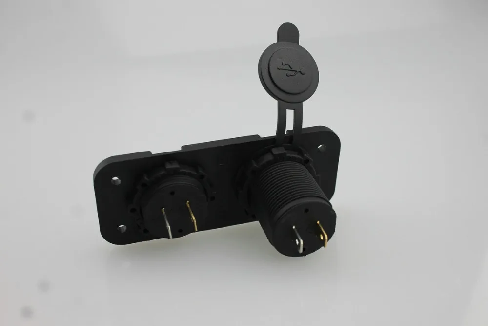 Новинка автомобильное зарядное устройство 2 в 1 12 24 В с двумя USB портами