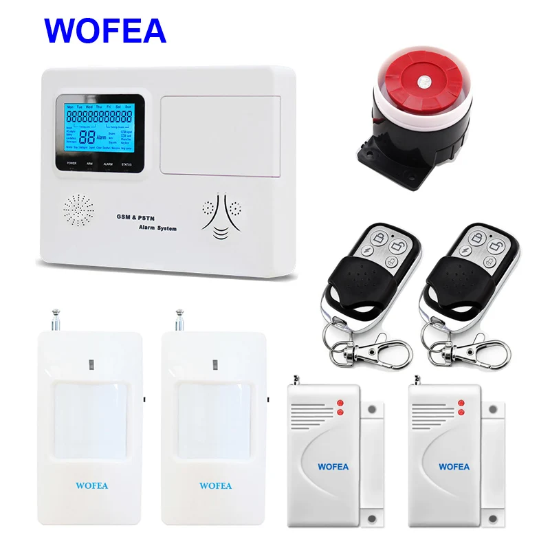 WOFEA русско английский испанский Беспроводной проводной Смарт PSTN и GSM