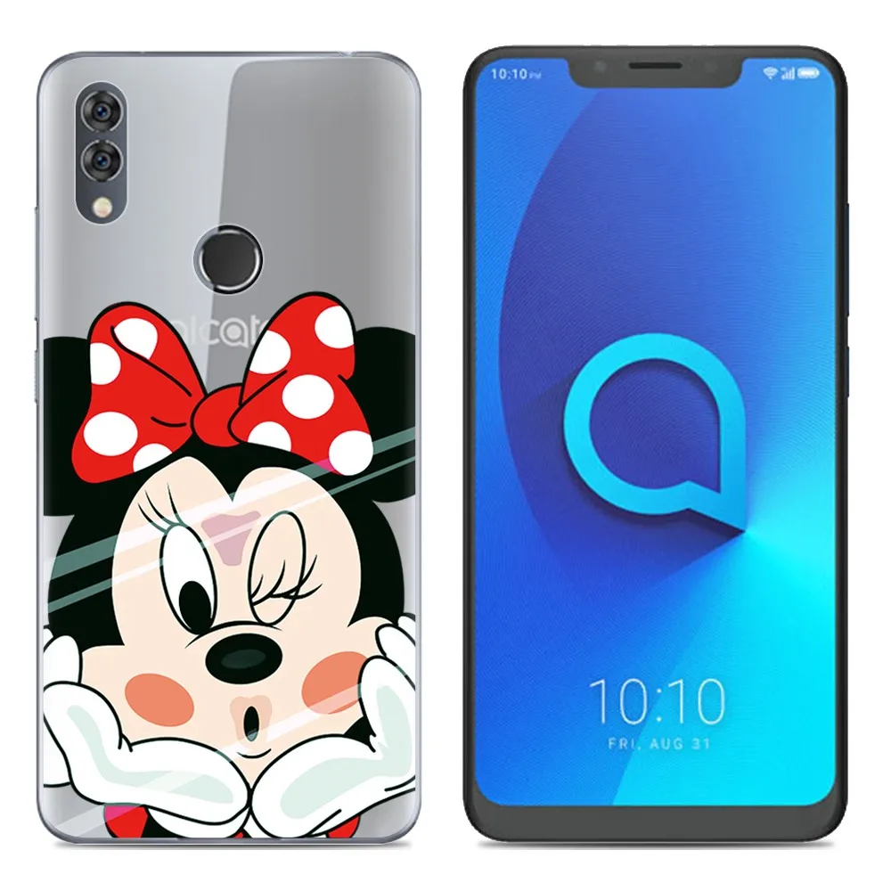 Alcatel 5V Case Silicone 6.2&quot Cover TPU Soft for 5 V Mobile Phone Back Bag Cool Design Cartoon Fundas |