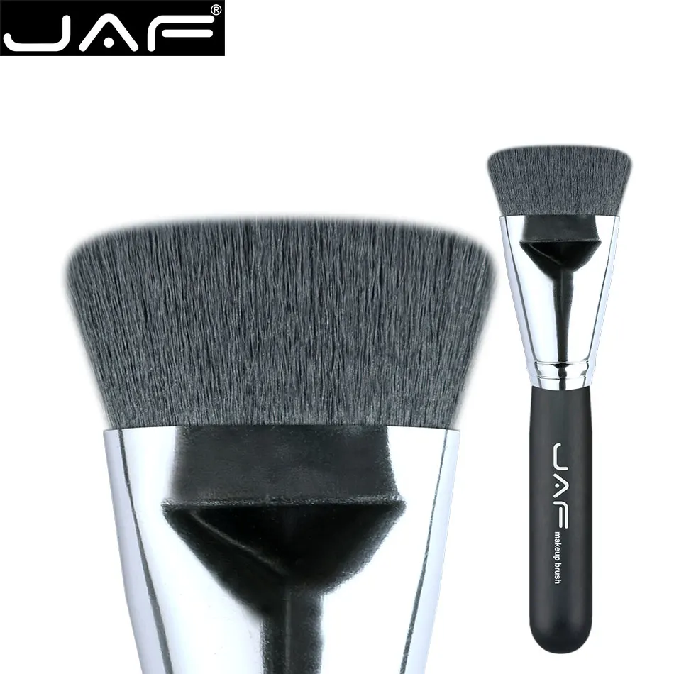 For Brushes Professional Cosmetic Flat Contour Brush Face Blend Powder Highlighter Makeup Edge Synthetic Hair 18SKYE | Красота и