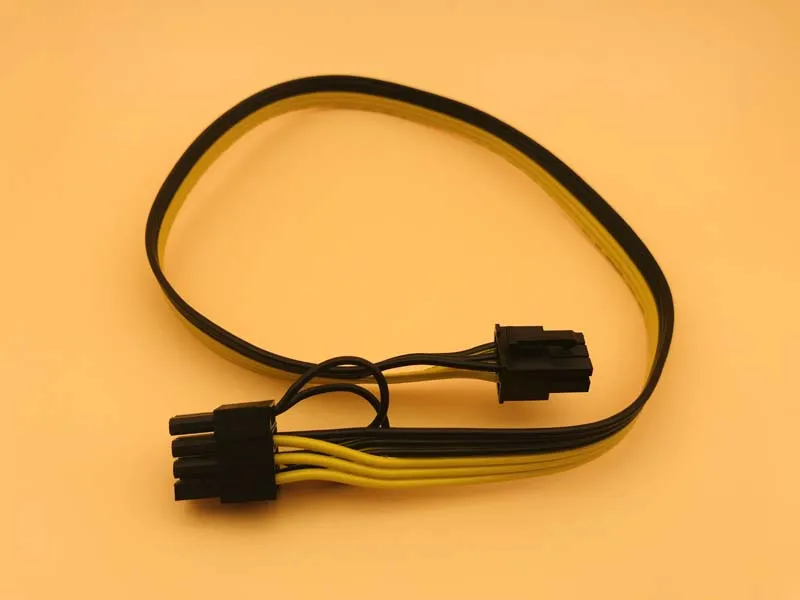 10 шт. 6Pin до 8Pin (6 + 2) кабель 60 см сервер плата преобразования питания графическая