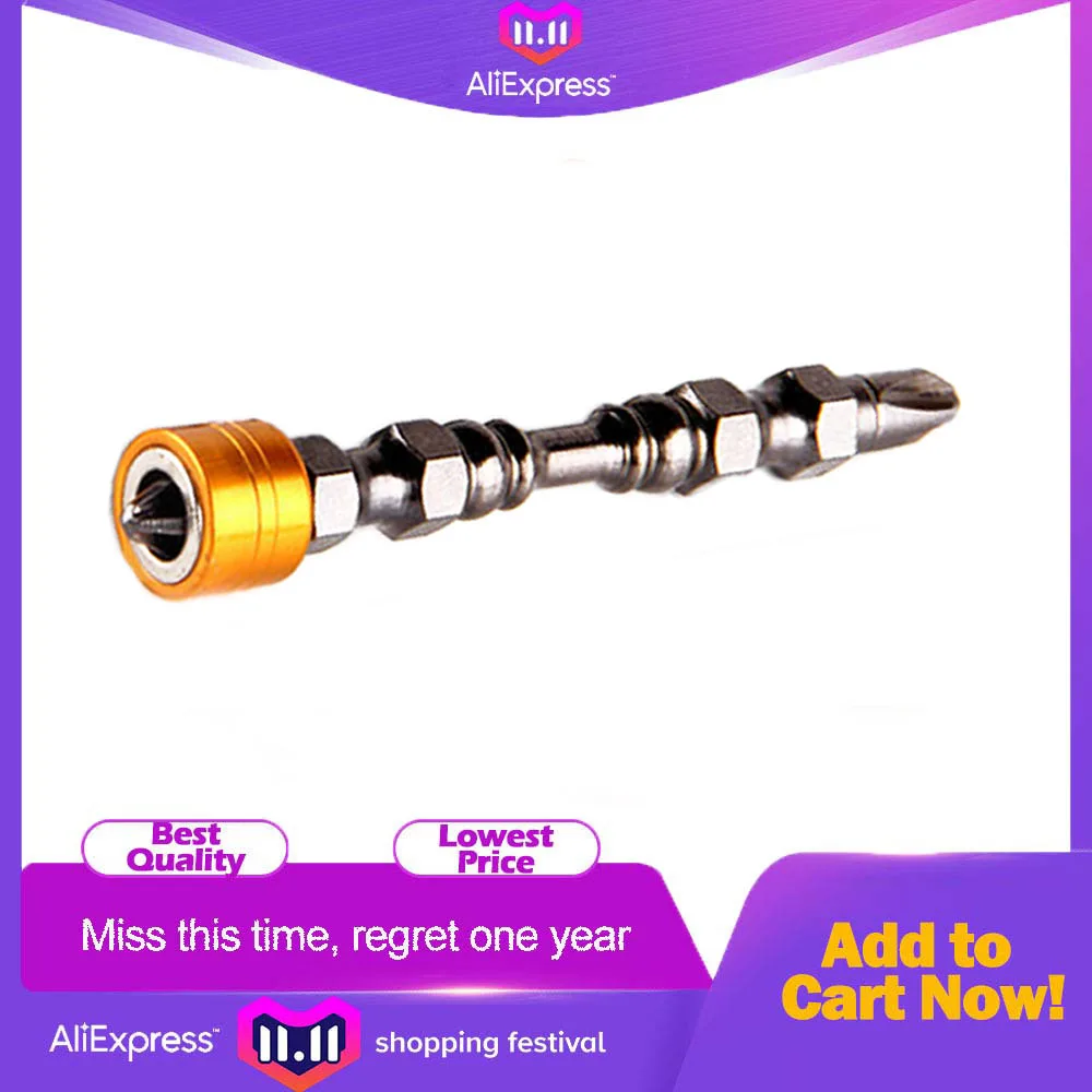 PH2 Hardness 65MM Cross Head Screwdriver Bit Double Electric Phillips Screw Driver With Magnetic Ring | Инструменты