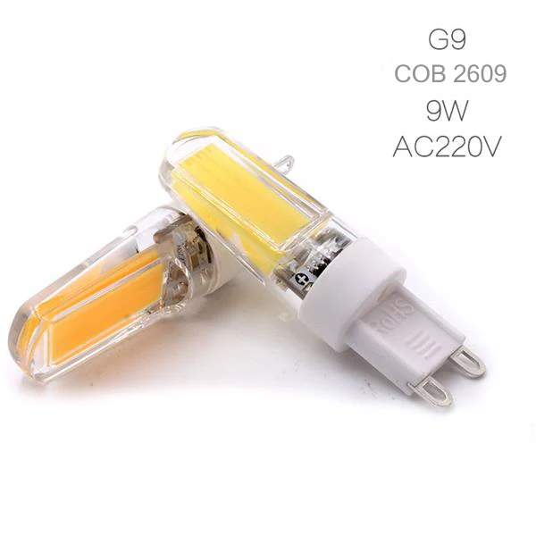 G9 2609 AC220V 5 шт./лот cob G9 светодиодный светильник DC12V 220 V G9 G4 Светодиодная лампа с регулировкой SMD2835 3014 Светодиодный G9 прожектор для хрустальной люстры на замену - Испускаемый цвет: G9 2609 AC220V