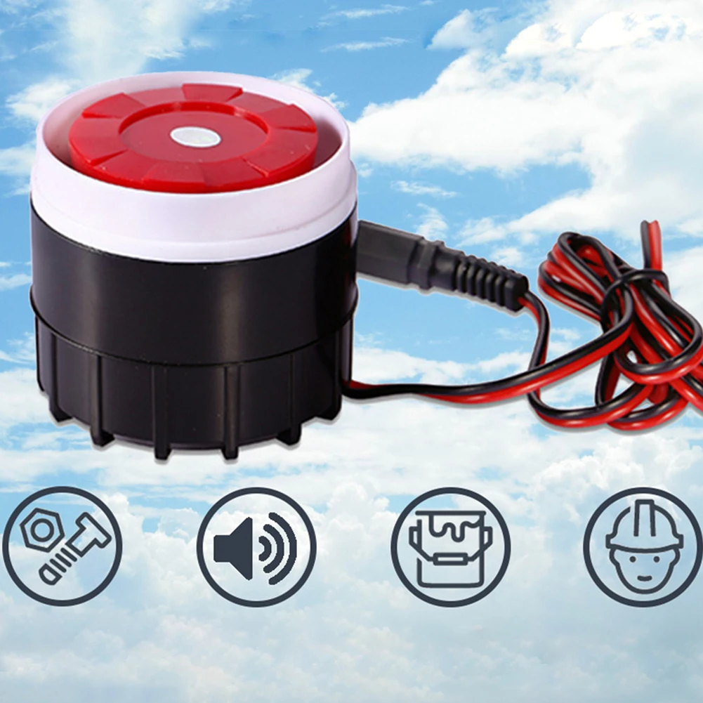 DC 12 V 120dB домашний компактный мини звуковой сигнал с громким Рогом прочная