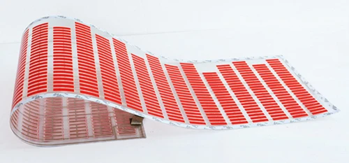 OKEEN, новинка, 45*11 см, Led, EL лист, музыкальный светильник, лампа, звук, эквалайзер, украшение, стиль, красный, красочный, вспышка, автомобильная наклейка, музыкальный ритм - Испускаемый цвет: red