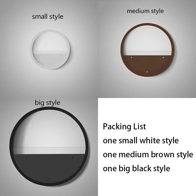A set 3PCS/Lot Creative Wall Vase Metal Solid Color Hanging Vases Bonsai for Home Decoration Crafts / Artificial Flower Holder Planter - Цвет абажура: A set