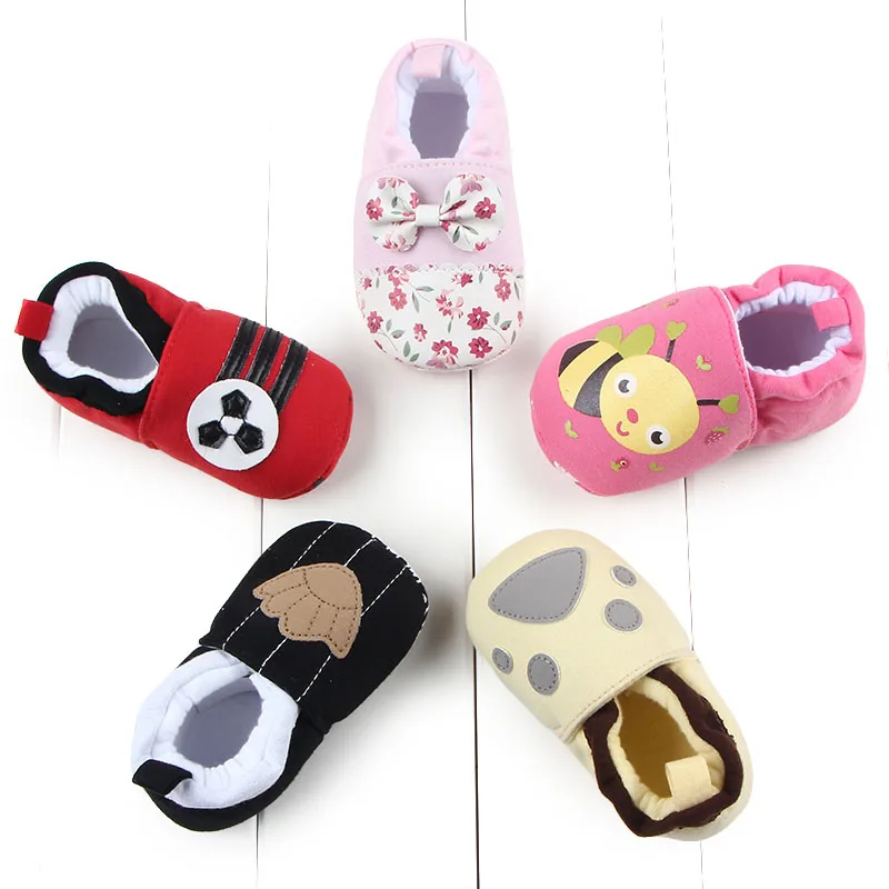 

Bargain! spring and summer cute unisex baby girls Boys lovely Cotton shoes slip-on frist walker cotton soft prewalker shoes