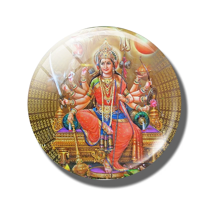 Durga Vishnu Lakshmi амулет Ом магниты на холодильник Парвати магнит на холодильник Йога подвеска амулет наклейка на холодильник