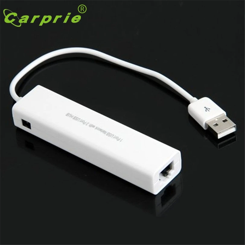 CARPRIE USB к RJ45 Lan Card Ethernet сетевой кабель + 3 порта концентратор для Win 8 7 XP Jan16 MotherLander|port