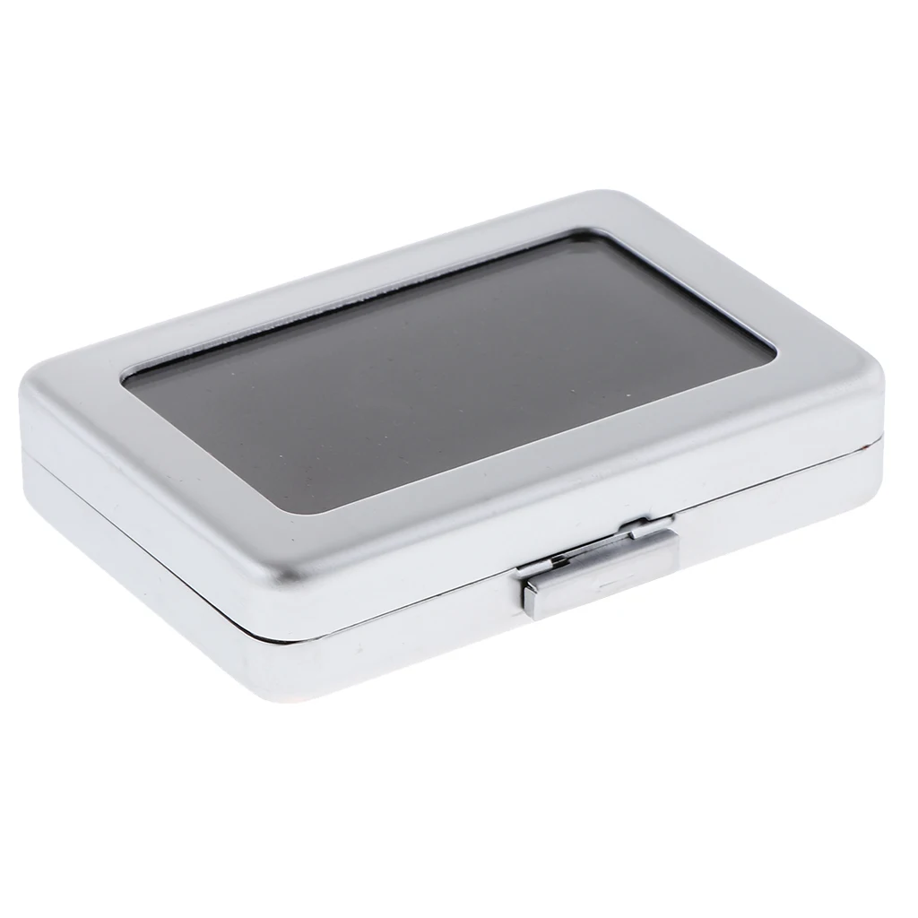 Гальваническая железная коробка с бриллиантовым драгоценным камнем для