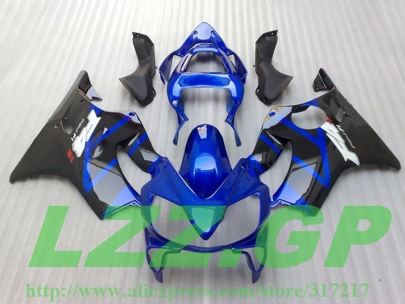 

Injection fairing kits for Honda CBR600 F4i 01 02 03 CBR600 01 02 03 CBR600 F4i 2001 2002 2003 Blue black fairingss parts #32277