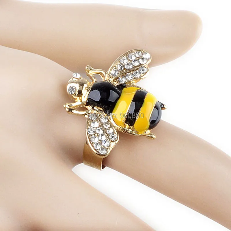 Retro Big Insect/Owl/Bee Shaped Women Men Rings New Design Exaggerated Antique Bronze Alloy Jewelry | Украшения и аксессуары
