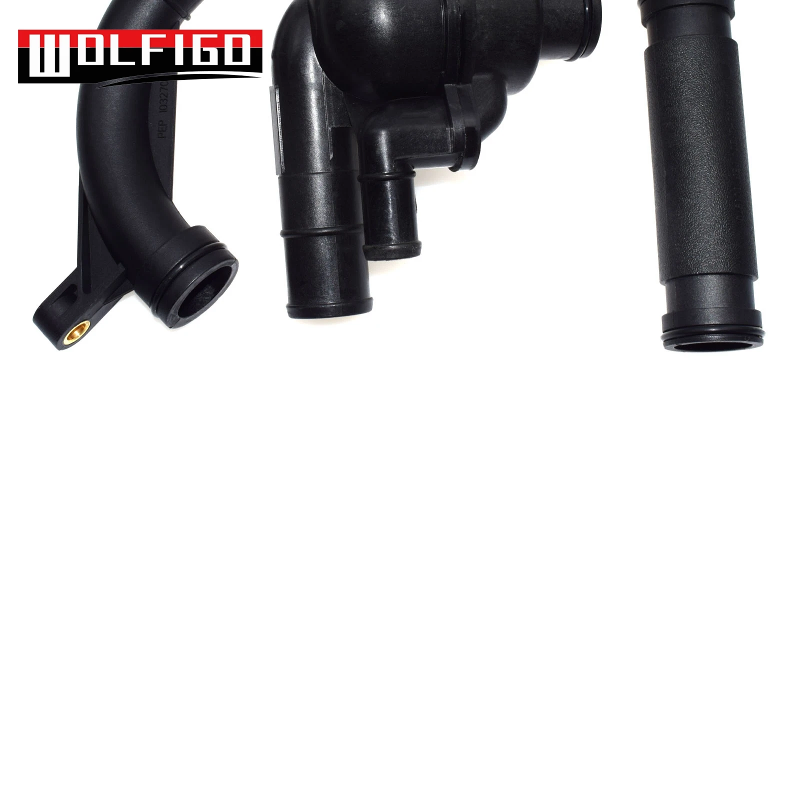 WOLFIGO New For ROVER 75 45 800 Thermostat+Housing+Pipe Kit 3PCS PEM101050, PEP101970, PEP103270