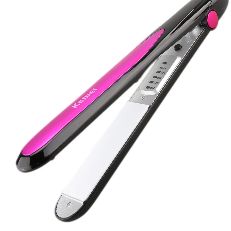 Профессиональные щипцы для завивки волос выпрямитель утюжки евро вилка Турмалин