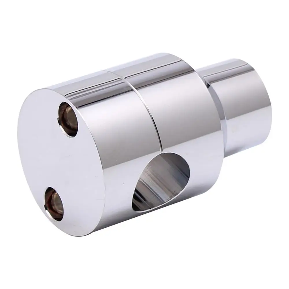 Универсальный зажим для Руля Мотоцикла черный/серебристый алюминиевый Harley Suzuki