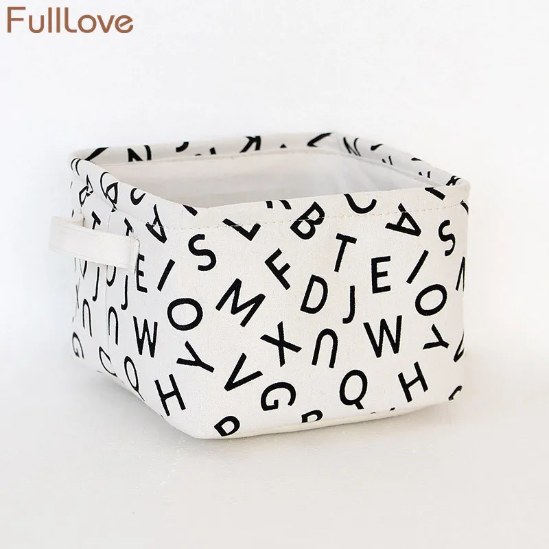 Офисная настольная коробка для хранения FullLove Rabbit с принтом складная ювелирных