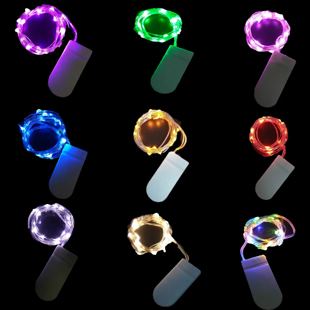 СВЕТОДИОДНАЯ Гирлянда CR2032 на батарейках 2 м 20 светодиодов|2m led|20 light20 led light |