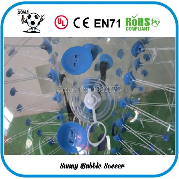 Free Shipping 8pcs (4pcs Red+4pcs Blue+2pc Blower)1.5M inflatable bubble ball suit body zorbing games sports. football | Игрушки и хобби